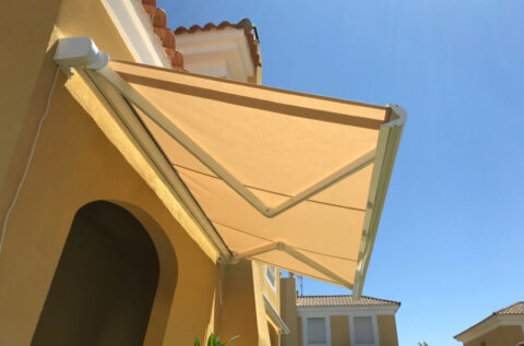 Auvent de rechange pour toile de parasol ronde imperméable et anti-UV