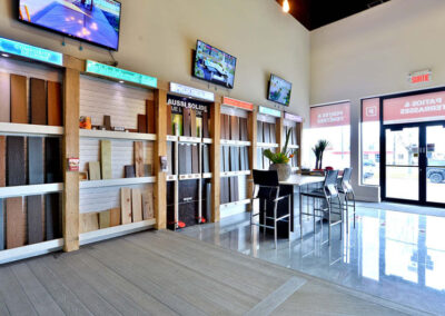 Section intérieure de la boutique Pro du Patio