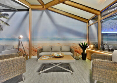 Section intérieure de la boutique Pro du Patio