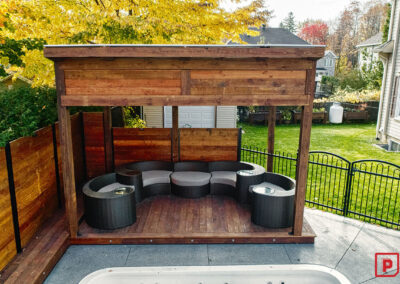 Abri extérieur et permanent pour piscine