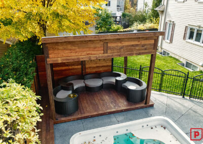 Abri extérieur et permanent pour piscine