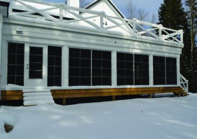 Abri intérieur avec fenêtres 3 saisons