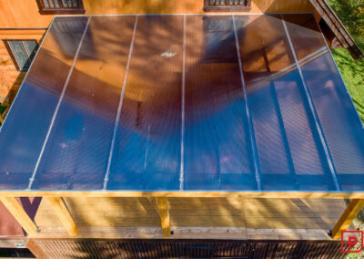 Toiture de polycarbonate 16mm