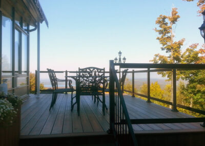 Rampes en verre pour terrasse