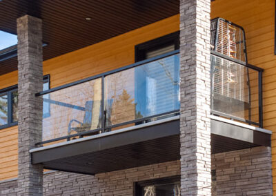 Rampes en verre pour balcon