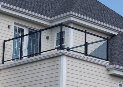 Rampes en verre pour balcon