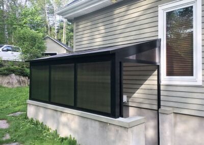 Abri d'entrée sous-sol