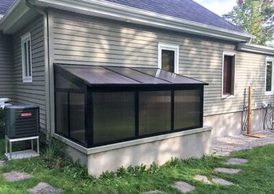 Abri d'entrée sous-sol