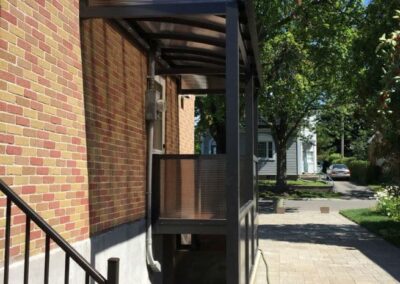 Abri d'entrée pour sous-sol