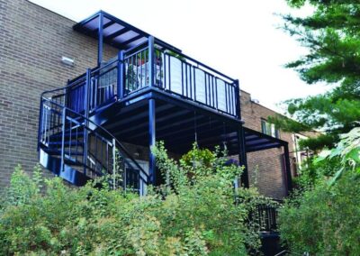 Abris pour balcon semi-couvert - Division commerciale Tendal