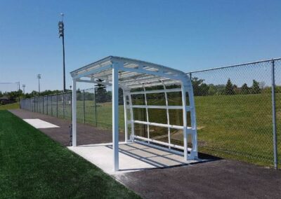 Abri de terrain de soccer