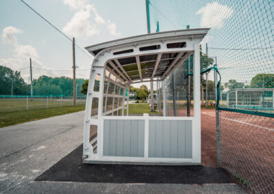Abri de terrain de baseball et parc sportif