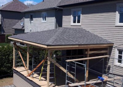 Toiture en bardeau d'asphalte