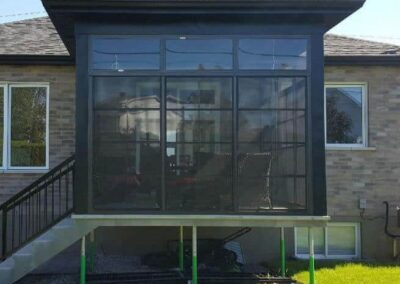 Toiture en bardeau d'asphalte isolée