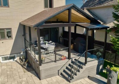 Toiture en bardeau d'asphalte