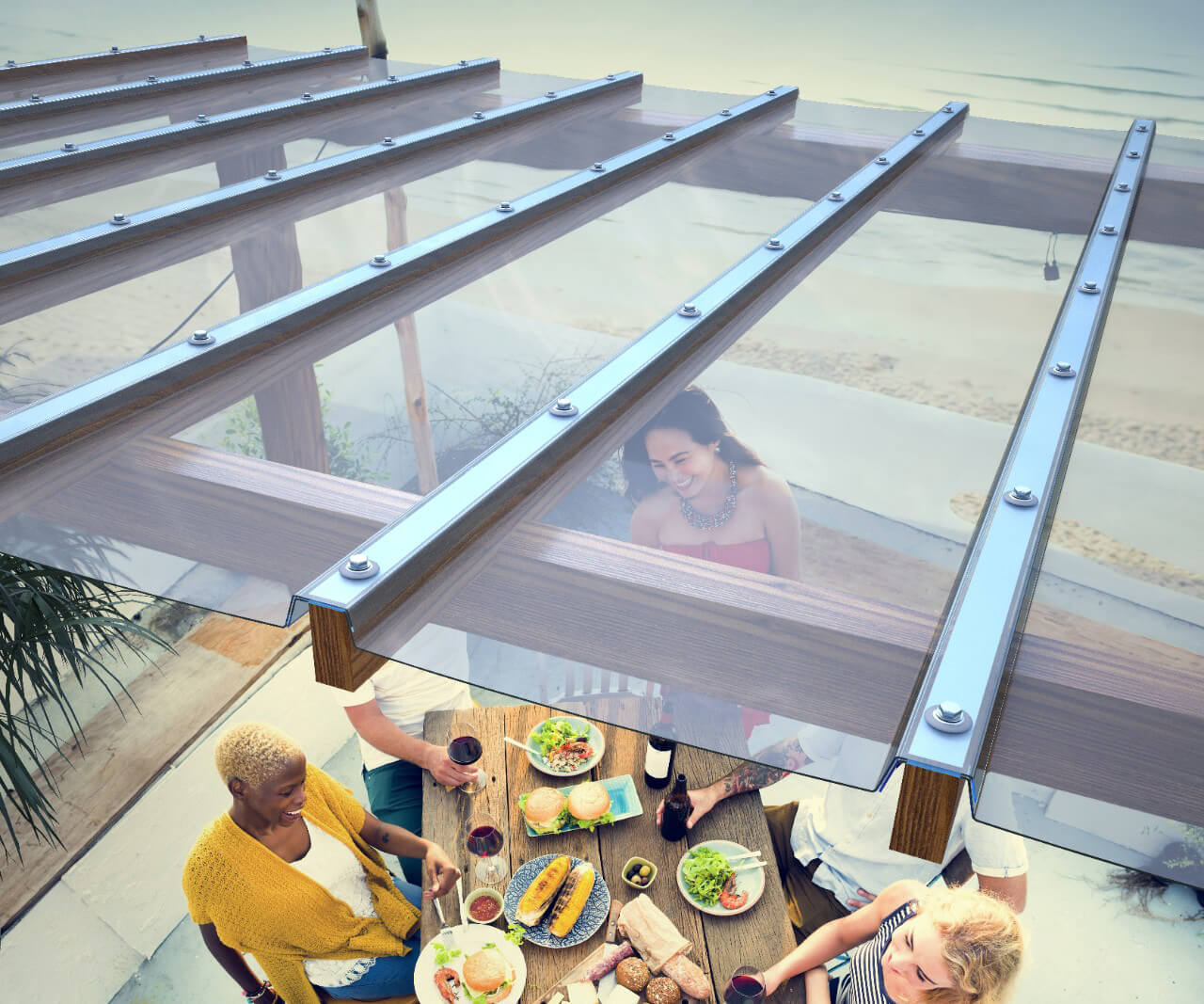 EZ GLAZE roofing system