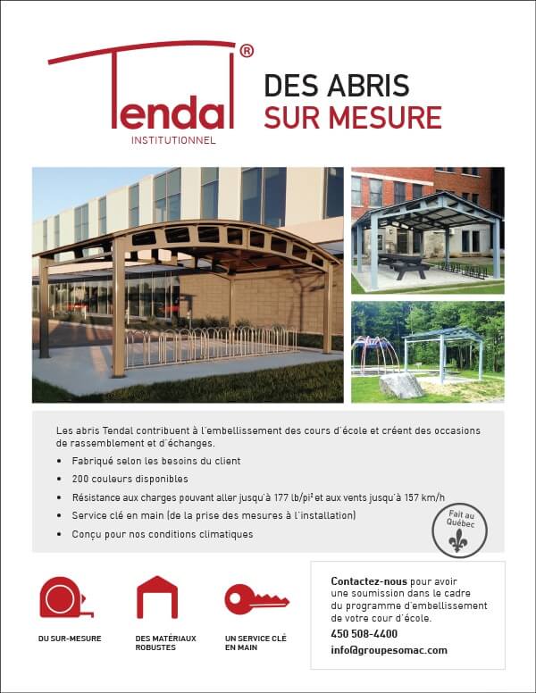 Fiche des abris pour les institutions