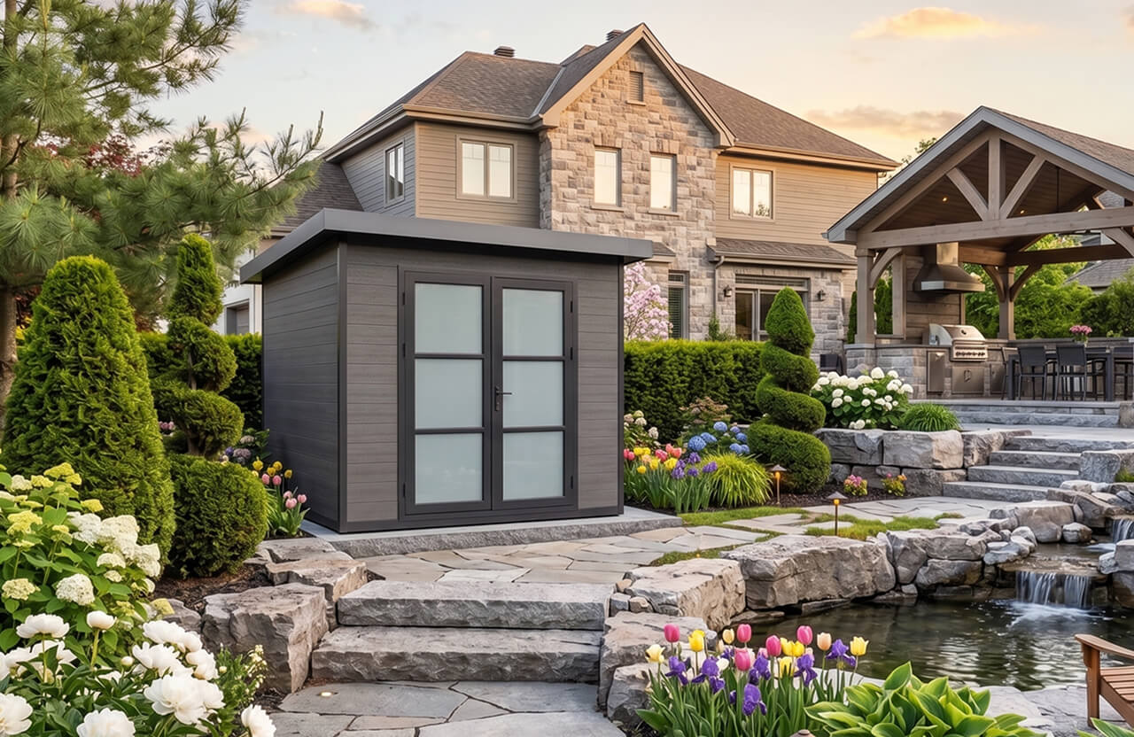 Cabanon et rangement extérieur