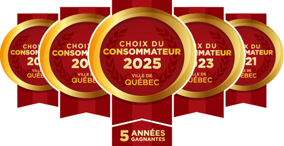 Choix du consommateur - 5 années consécutives Choix du consommateur - 5 années consécutives