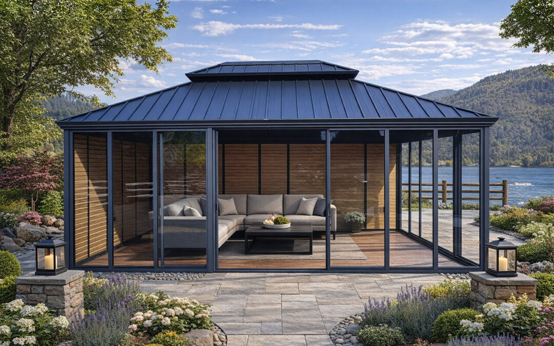 Pavillons et gazebos Modulio : créez votre espace à l&rsquo;abri