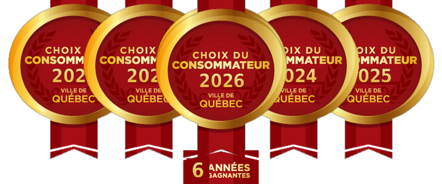 Choix du Consommateur 2026 — Ville de Québec — 6 années gagnantes