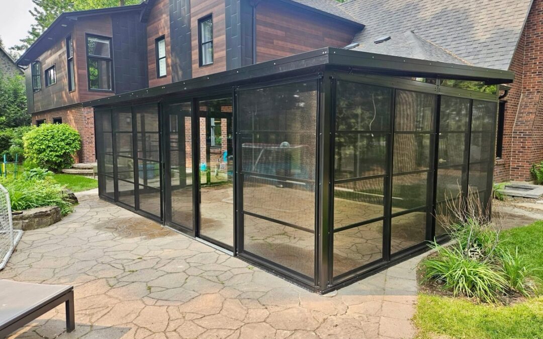 Réalisations : 4 solariums et toits de patio qui transforment une cour à Québec
